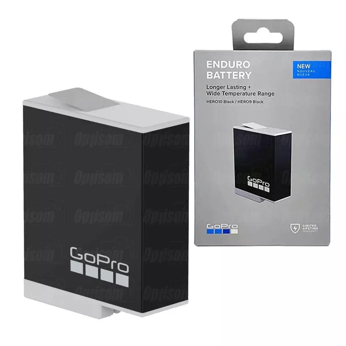 Bateria Enduro para GoPro Hero 12/11/10/9